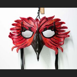 Leather Bird Mask